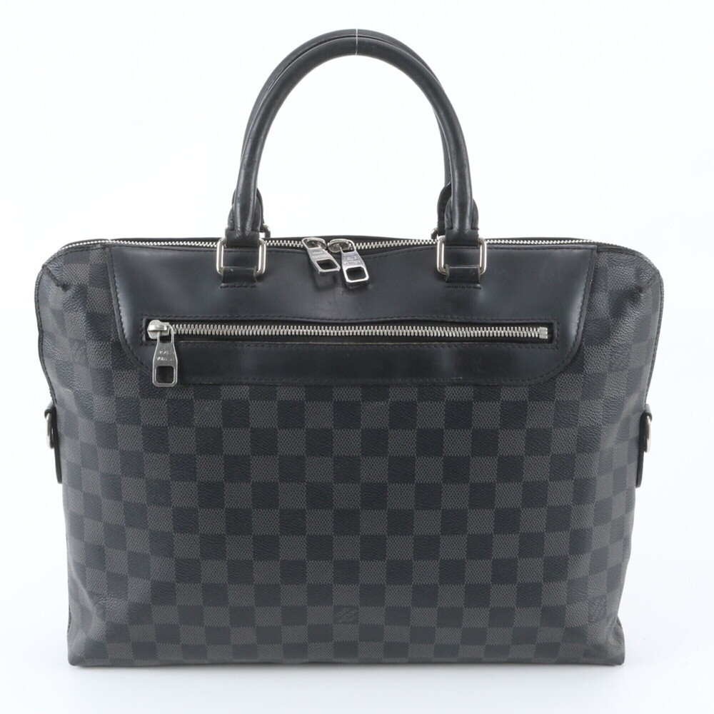 Louis Vuitton Damier Graphite Porte Documents Jour NM N48260 Leather Business...